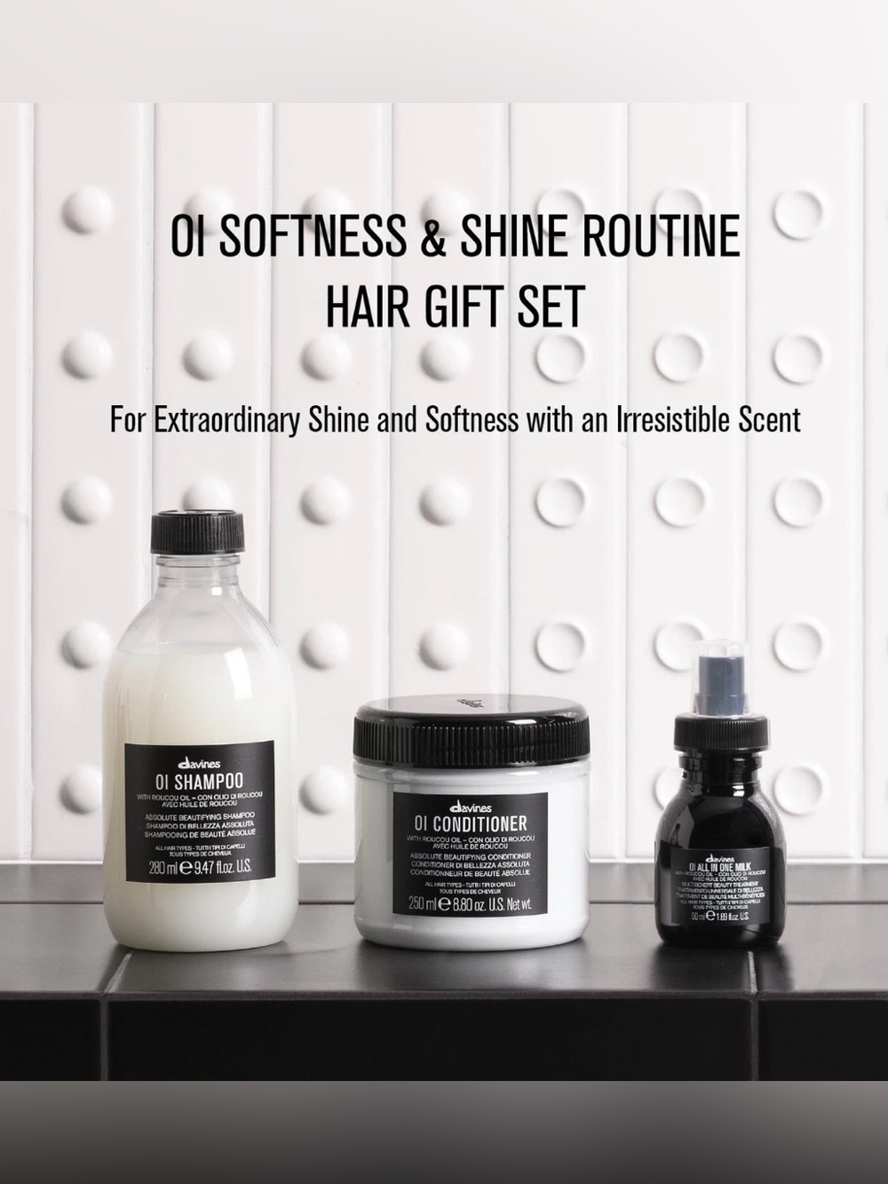 Davines OI Softness & Shine Routine trio Set -